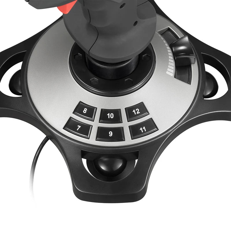 PXN-2113 Pro Joystick Flight Simulator Gamepad Controller Pc Flight Simulator Cockpit Stick for PC/Desktop Laptop