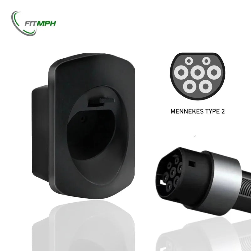 FITMPH Type 2 Charging Cable Protector, Extra Protection Wallbox, EV Charging Cable Organizer for IEC62196-2, 2 Colors Available