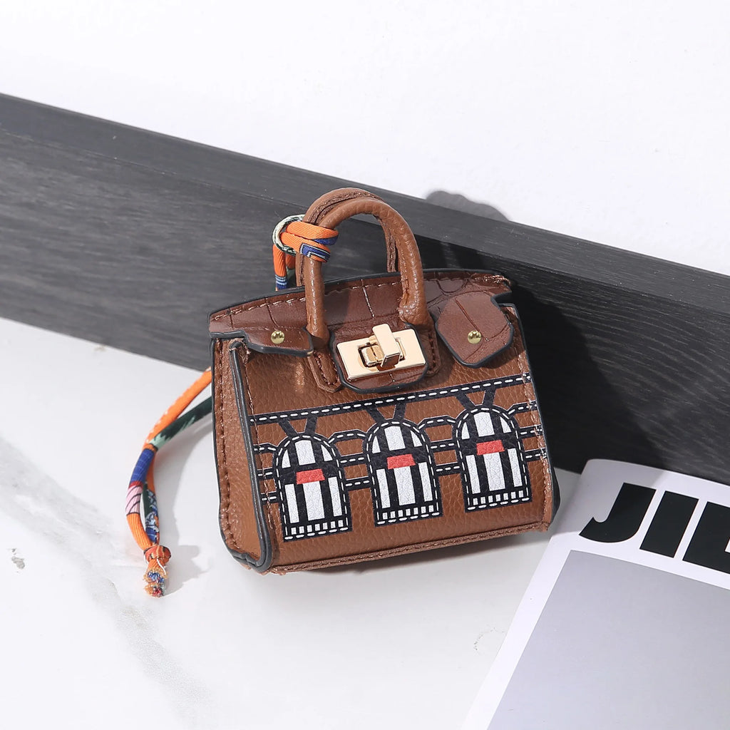New Mini House Small Bag, Handheld, Portable, Hand Rope, Bluetooth Earphone Bag, Zero Wallet, Multi Functional Small Bag