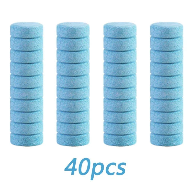 20/40/60Pcs Car Effervescent Washer Tablet Solid Washer Agent Auto Windscreen Washing Tablet Car Cleaning Tools Auto Accessories