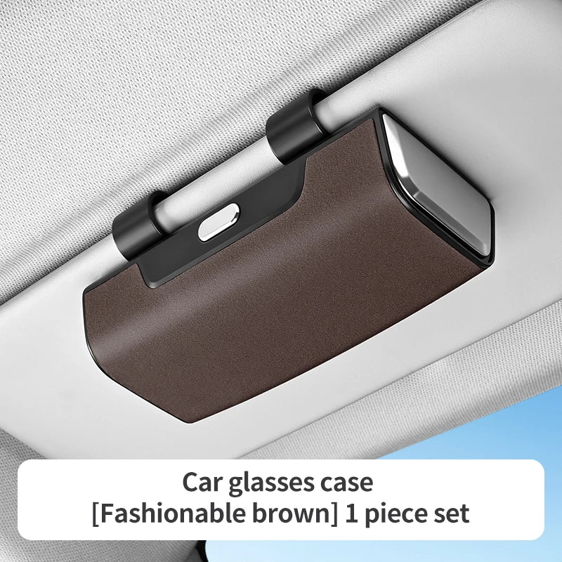 Car glasses storage box, car glasses clip, sunglasses storage box, comprehensive collection of multifunctional products in the c
