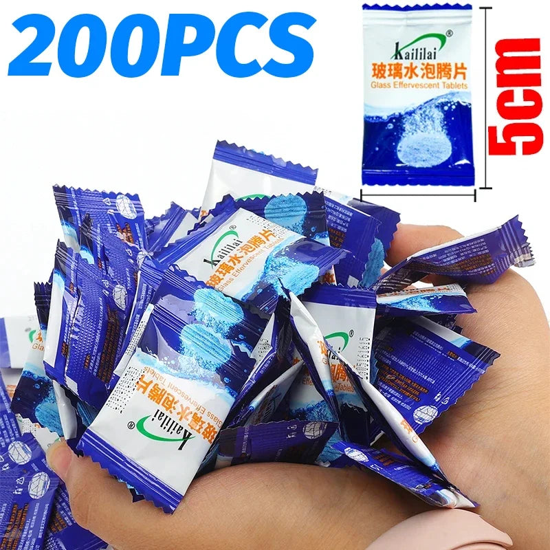 Car Windshield Washer Fluid Tablets Concentrated Effervescent Solid Wiper Glass Cleaner Auto Cleaning Agent Accessories Tool Kit