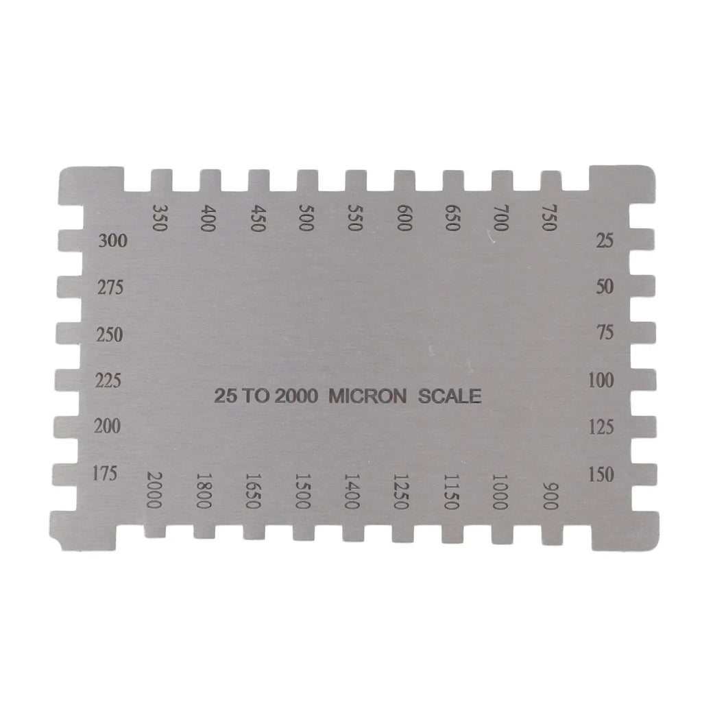 Hexagonal Wet Film Comb Gauge 25-2000um Stainless Steel Paint Thickness Meter For Construction Chemicals