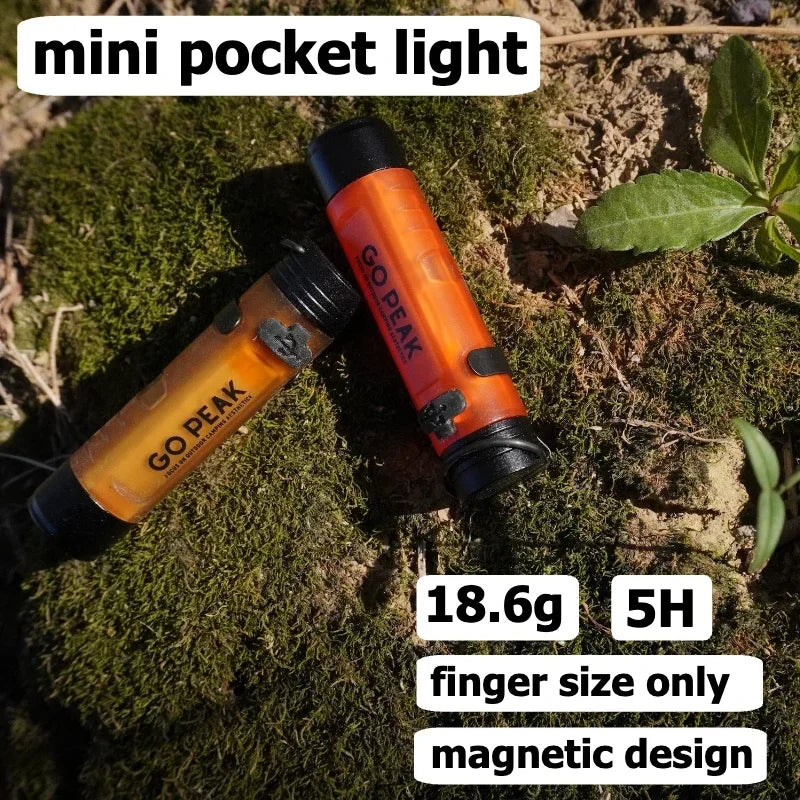 GOPEAK 5050 Small Light Outdoor Key Clip Cap Ambient Led Long Endurance Disaster Relief Emergency Pocket Mini Flashlight