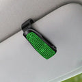 Sunglasses Clip Car Sunshades Sun Visor Rhinestone Portable Universal Myopia Glasses Bracket Card Holder Decoration Accessories