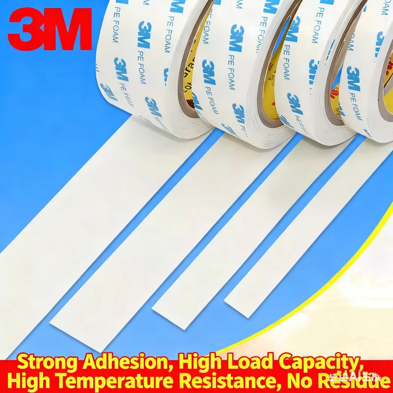 3M Strong Foam Double-Sided Adhesive 1600T Non-Trace High Viscosity Tape High Temperature Resistant Waterproof Adhesive Tape