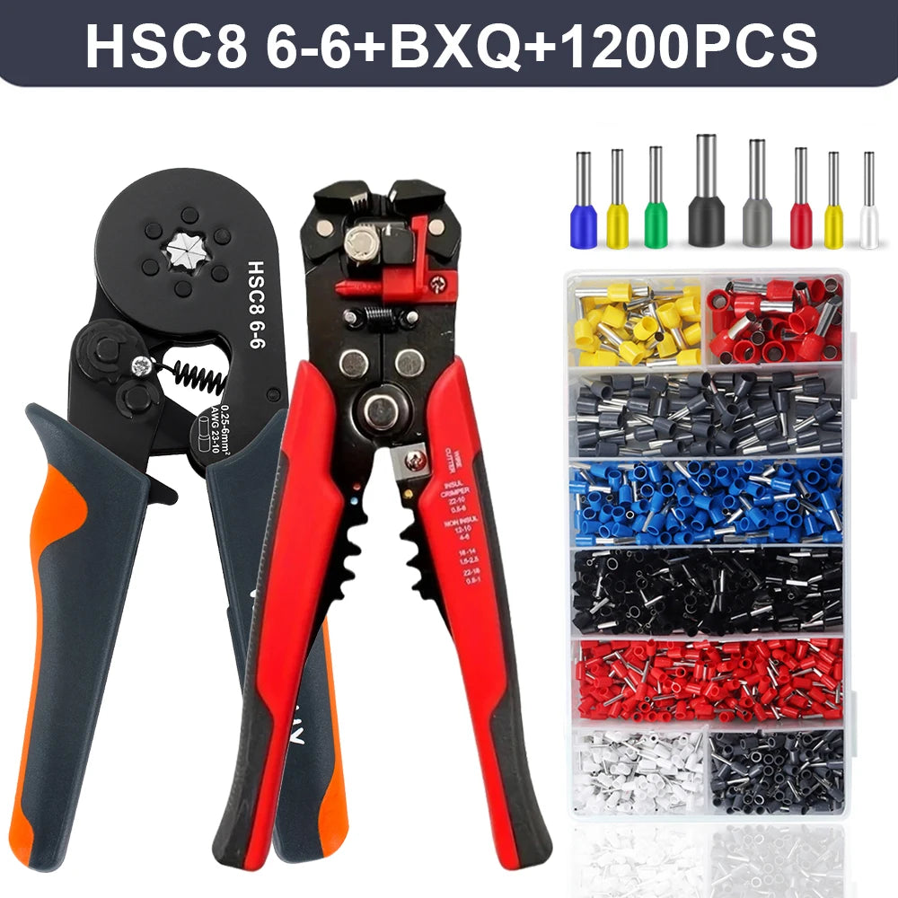 Wire Stripping Multifunctional Pliers For Cable Cut CrimpTerminal High Precision Automatic Hand Tool Crimper Cable Cutter