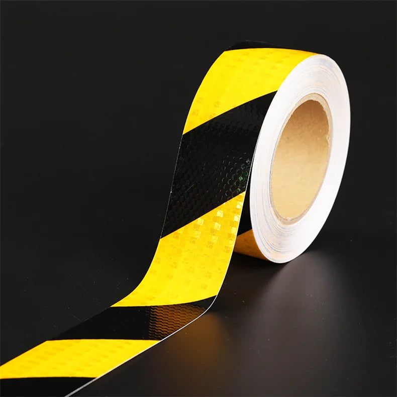 Shining Reflective Safety Warning Tape Self Adhesive Twill Printing Reflective Tape for PVC Reflective Tape Car Accessories