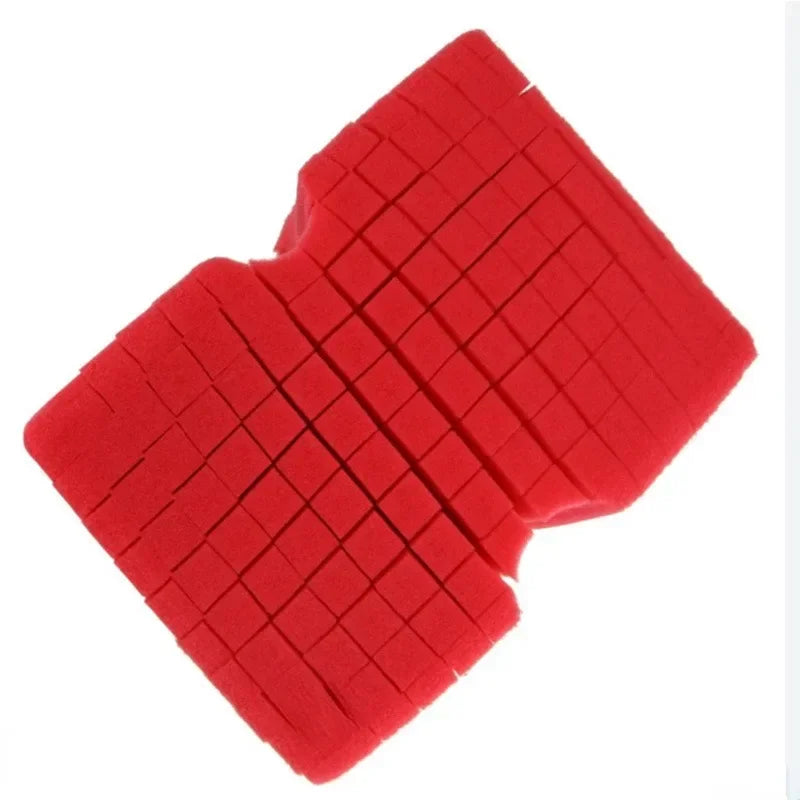 Large Cross Cut Durable Soft Foam Grid Sponge Tire Wash Detailing Applicator Sponge Pads Tire Wash Wipe Tool Car Cleaning Brush
