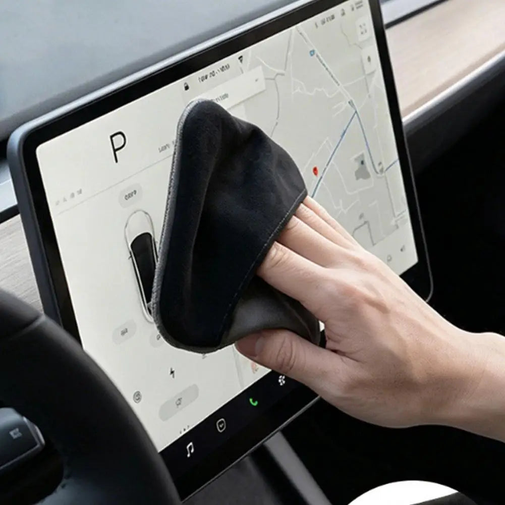 Car Touch Screen Cleaning Cloth Double Side Microfiber Cleaning Cloth For Car And Glass Screens For Laptops