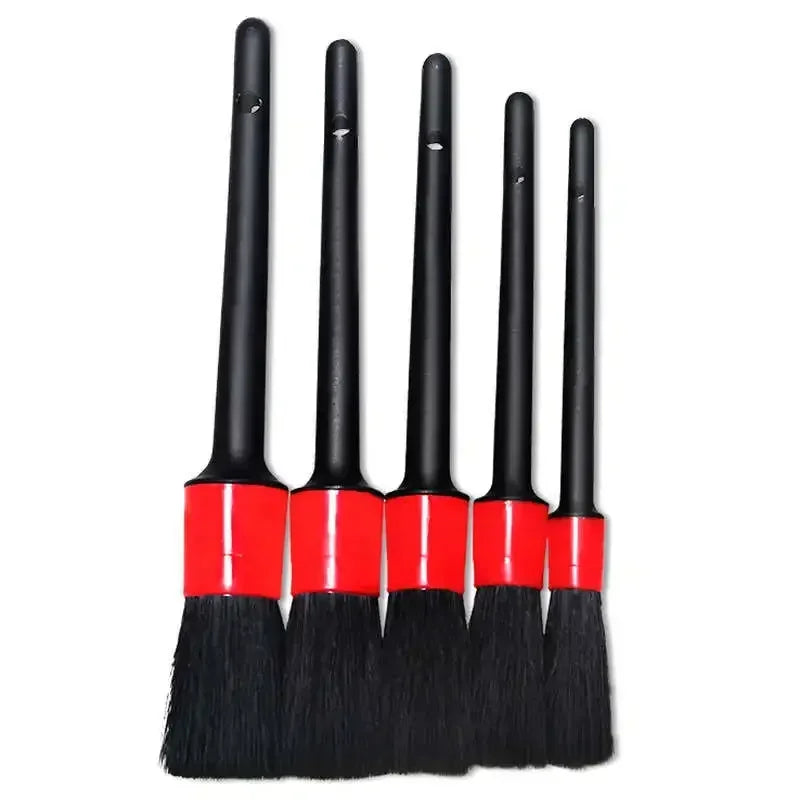 5pcs Car Cleaning Brush Kit Car Detailing Details Brush Gap Brush Car Wash Brushes For Cars Air vent Truck Motorcycle Wheels