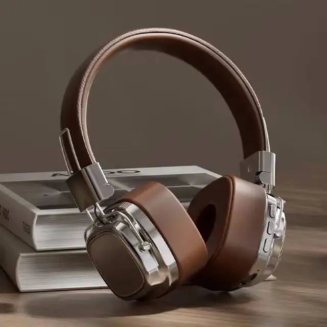 2025 New Retro On Ear Headphones Wireless Bluetooth Headsets DJ Stereo Sounds Bluetooth 5.3 Foldable Headset Gamer Choice