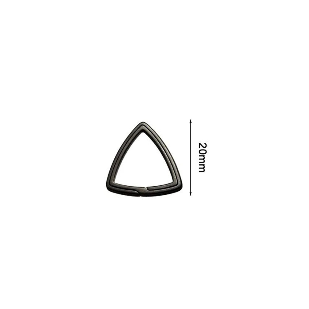 Titanium Key Ring Super Lightweight Titanium Keychain Toasted Blue TC4 for Key Rings Holder Quickdraw Tool Creative Keyring