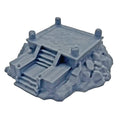 3D Printed Terrain Battlefield Platform With Stairs for Dnd/RPG Tabletop Wargaming Terrain Scenery
