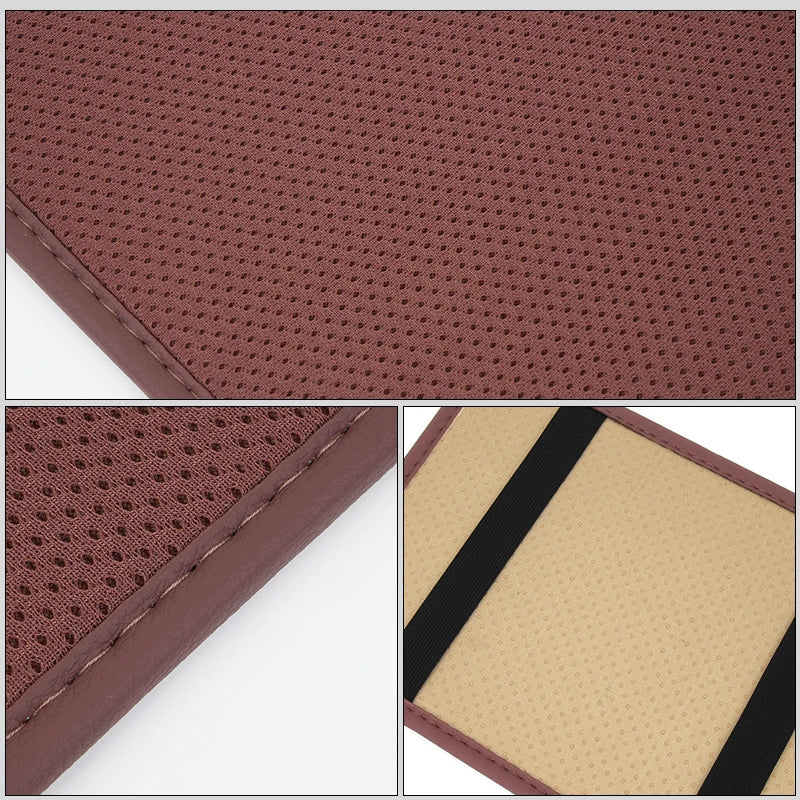 Leather Car Central Armrest Pad Anti Slip Ice Silk Armrest Box Mat For Morris Garages MG 6 3 5 7 TF ZR ZS HS GS GT RX5 RX8 350