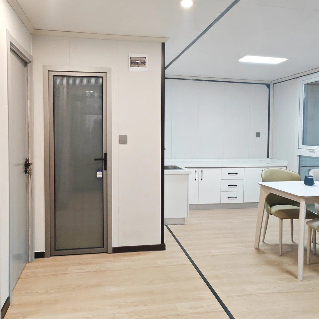 3 Bedrooms Expandable Container House 2 Story Fold Up Portable Office Prefab Modular Waterproof Eco-Friendly Modern Design