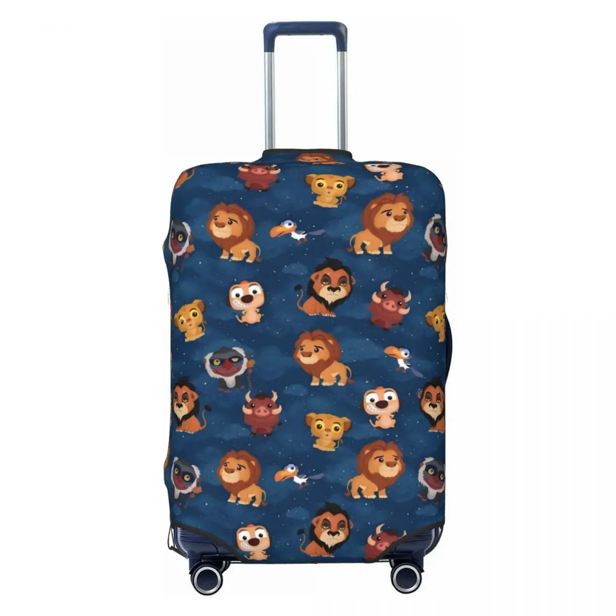 Custom The Lion Cartoon K-Kings Simba Luggage Cover Fashion Suitcase Protector Covers Suit For 18-32 inch