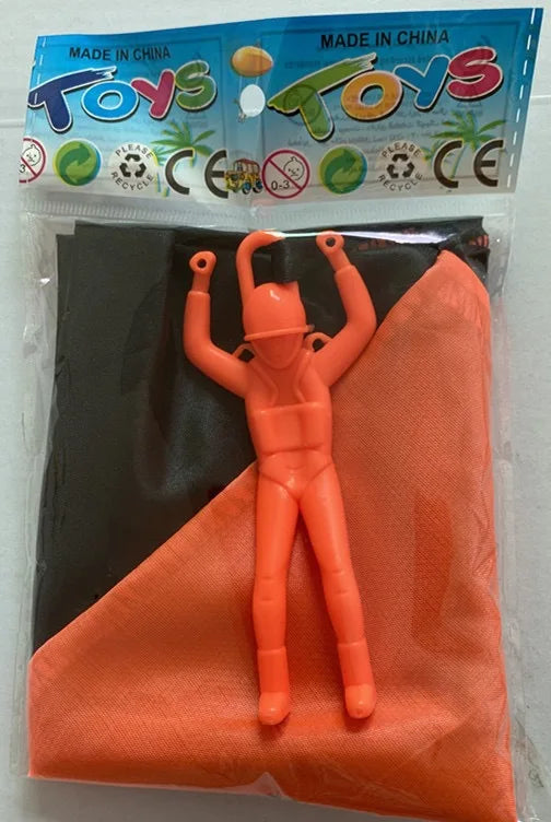 1/6 Sets Hand Throwing Parachute Kids Outdoor Funny Toys Game Play Toys for Children Fly Parachute Sport with Mini Soldier Game