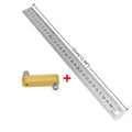 Carpenter Square, Combination Right Angle Ruler, Ruler Positioning Block Adjustment Positioning Limit Scriber Line Marking Gauge