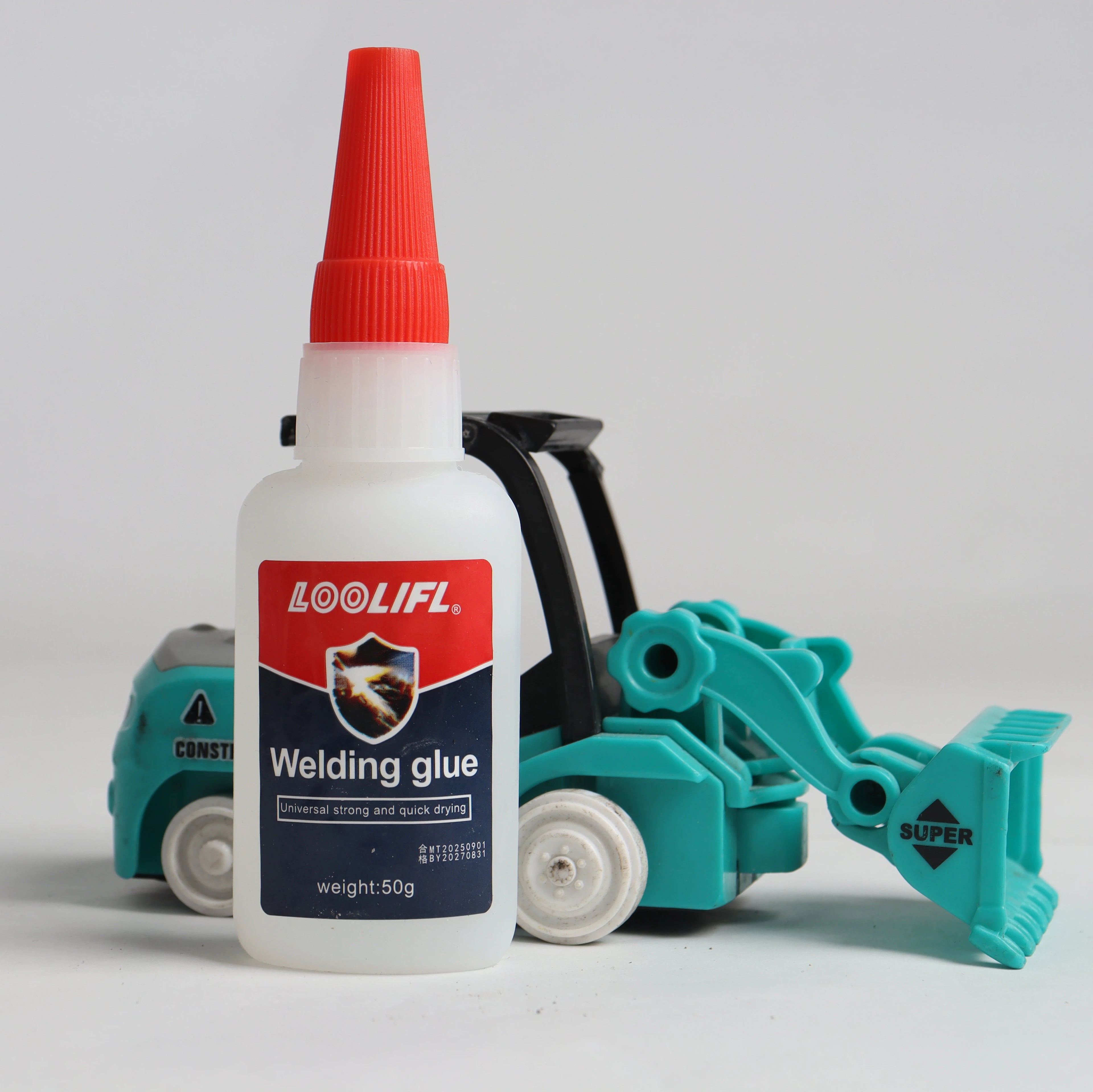Loolifl 50g High-Strength Welding Oil-Based Glue, Universal Strong Instant Adhesive, Suitable for Resin, Ceramics, Metal, Glass, Wood, Leather, Crafts, Super Glue