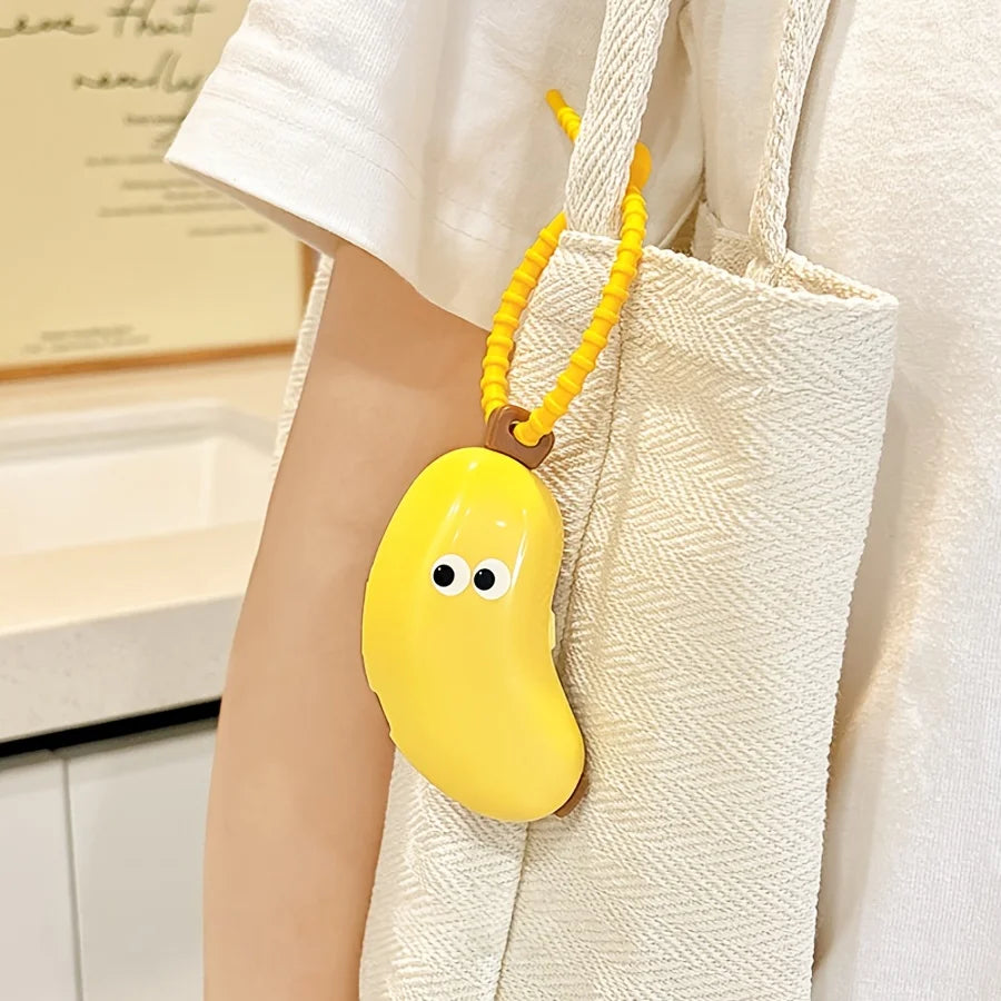 2in1 Banana Toothbrush Holder With Toothpaste Box Cute MIni Toothbrush Protective Cap Portable Brush Cap Case Travel Household