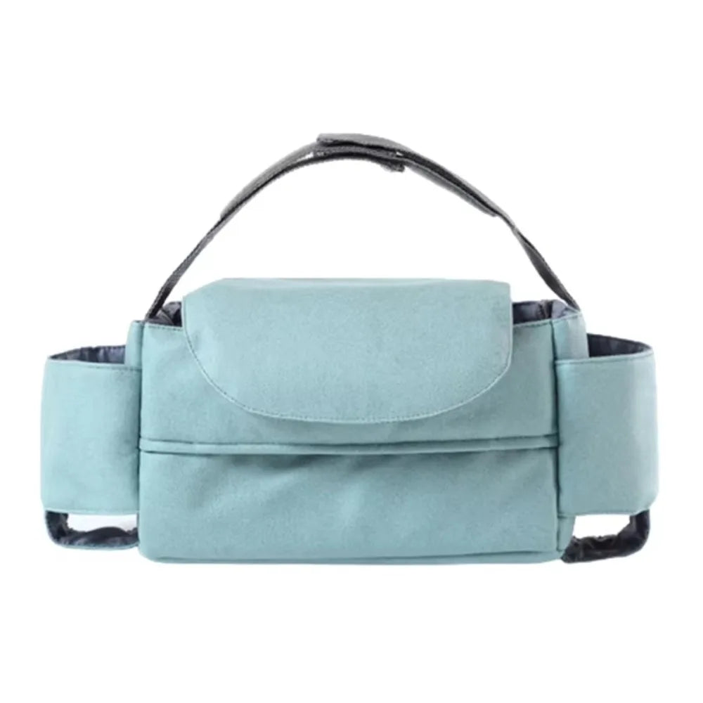 Large Capacity Baby Pram Organizer Detachable Design Insulated Pocket Travel Diaper Bag Solid Color wirh Tissue Bag