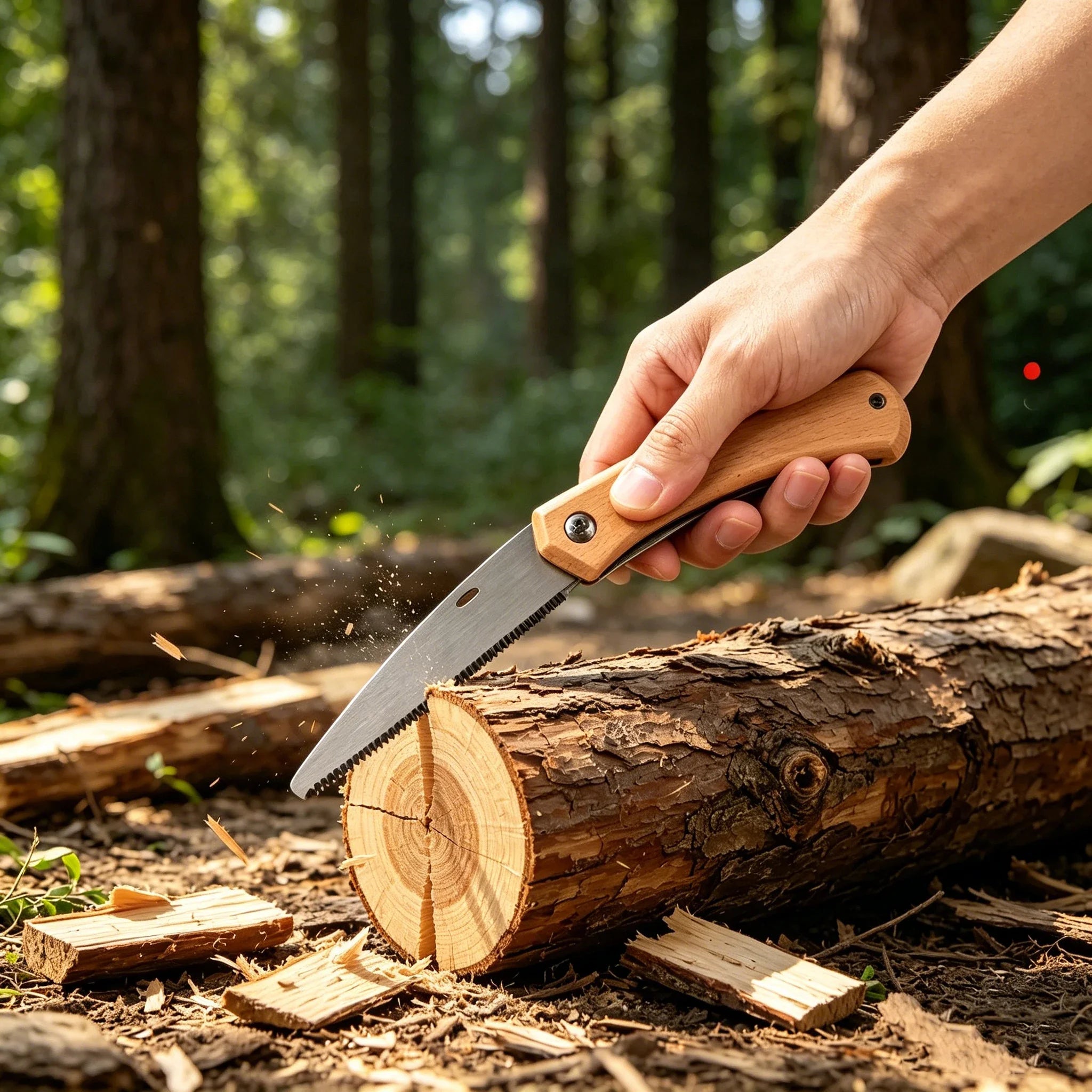 Foldable Mini Hand Saw | Portable Pocket Pull Saw for Woodworking | Small Camping & DIY Crafting Tool