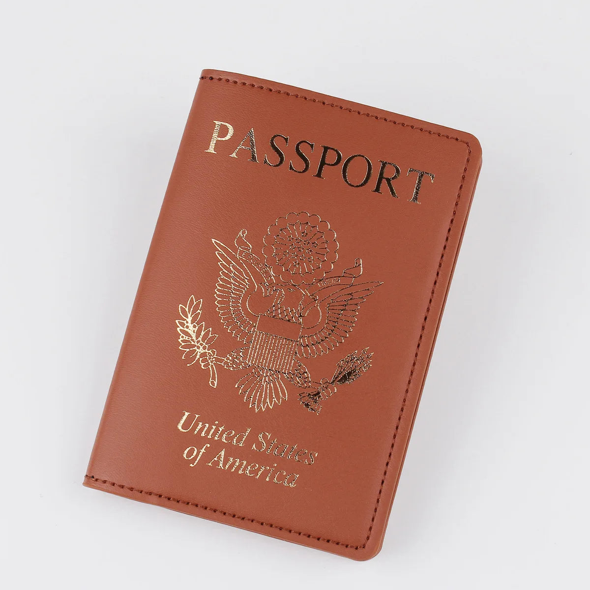 Passport Holder for Women and Men, Premium PU Leather Travel Passport Wallet Passport Cover