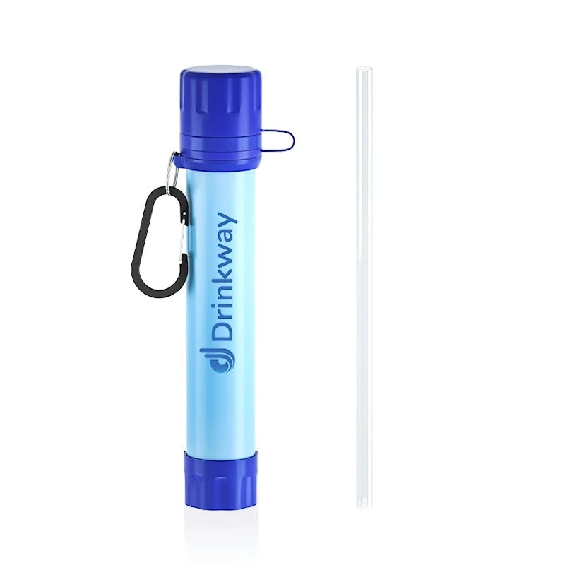 Water Purifier Pump With Replaceable Carbon 0.01 Micron Water Filter Portable Outdoor Emergency And Survival Gear Camping Hiking