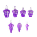 7 Potion Bottles Sharp Edges Dice DND New Style Polyhedral Dice Set Handcrafted D4-D20 for Role Playing Game Board Games TRPG