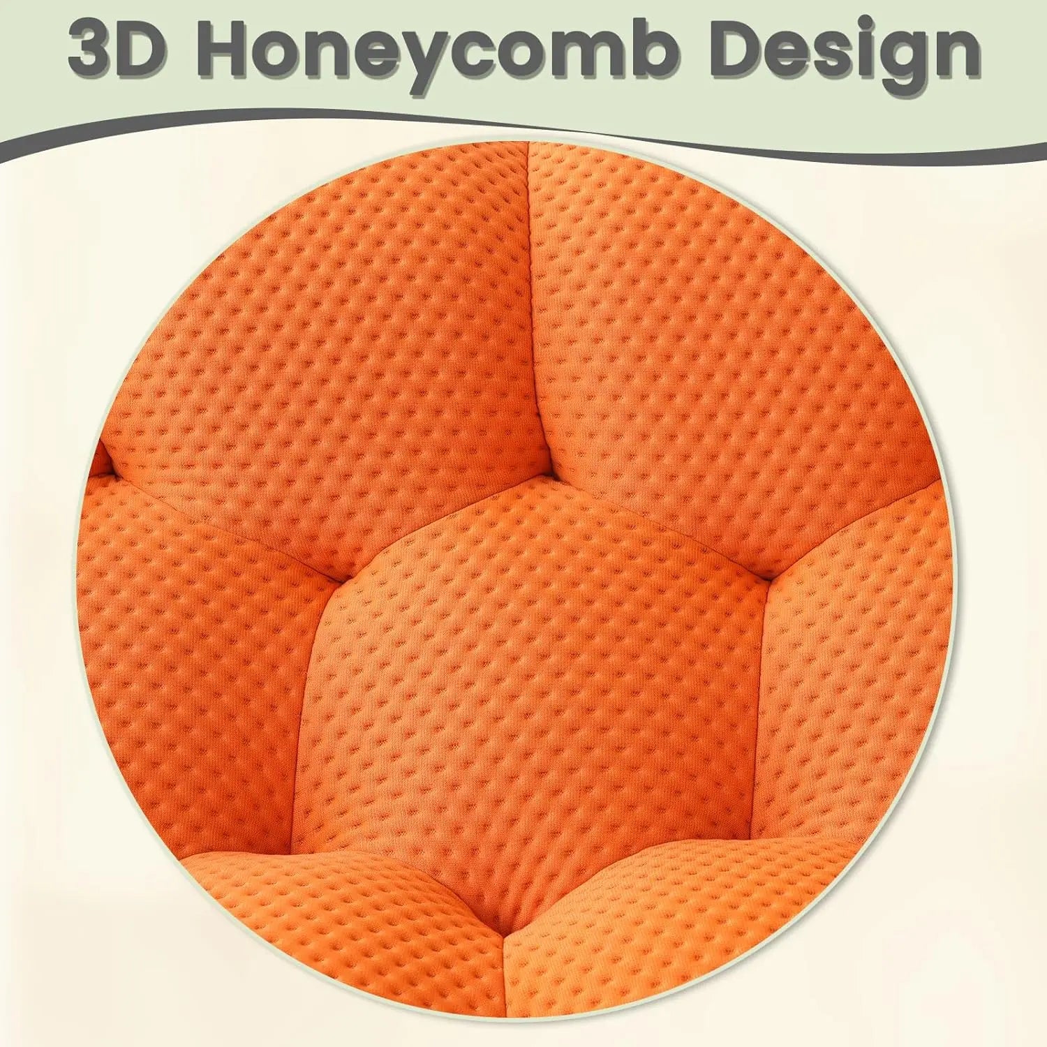 Bubble Couch, 78.74'' Curved Loveseat Couch, Memory Foam Bubble Sofa Round Lazy Floor Sofa, 3D Honeycomb Shape Curved, Custom
