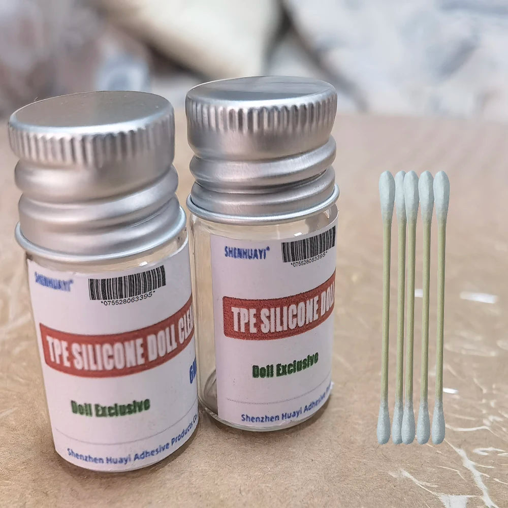 TPE/Silicone Doll Cleaning Agent for Removing Surface Stains, Dirt, Makeup