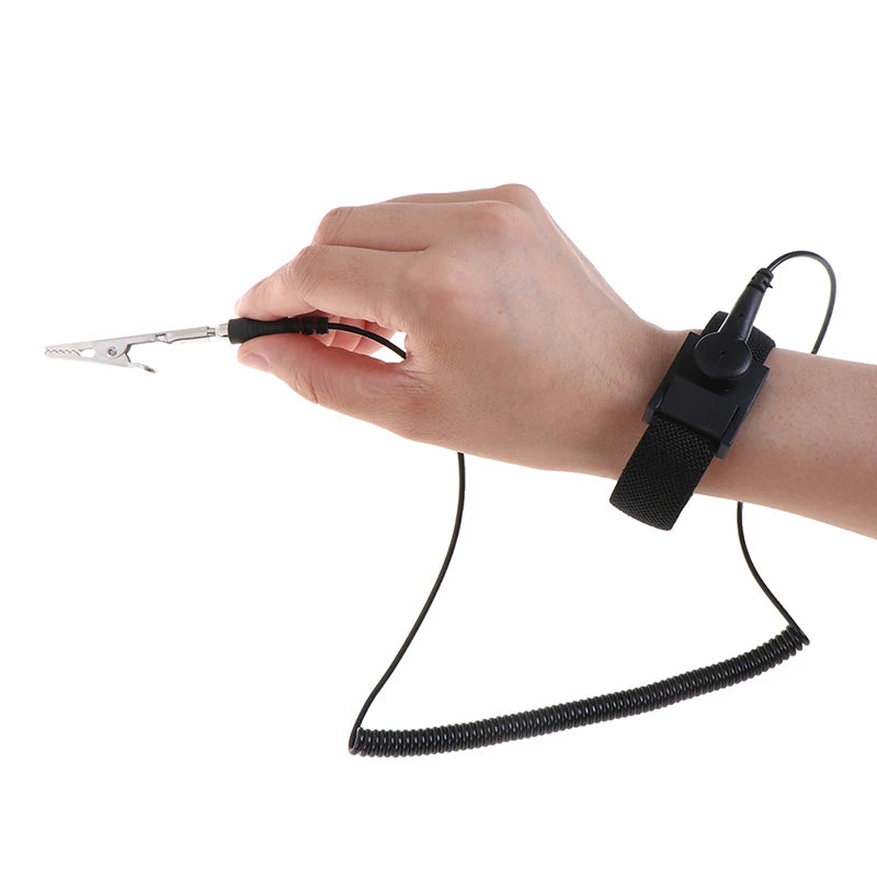 1PCS Adjustable anti-static esd strap antistatic grounding bracelet wrist band tool