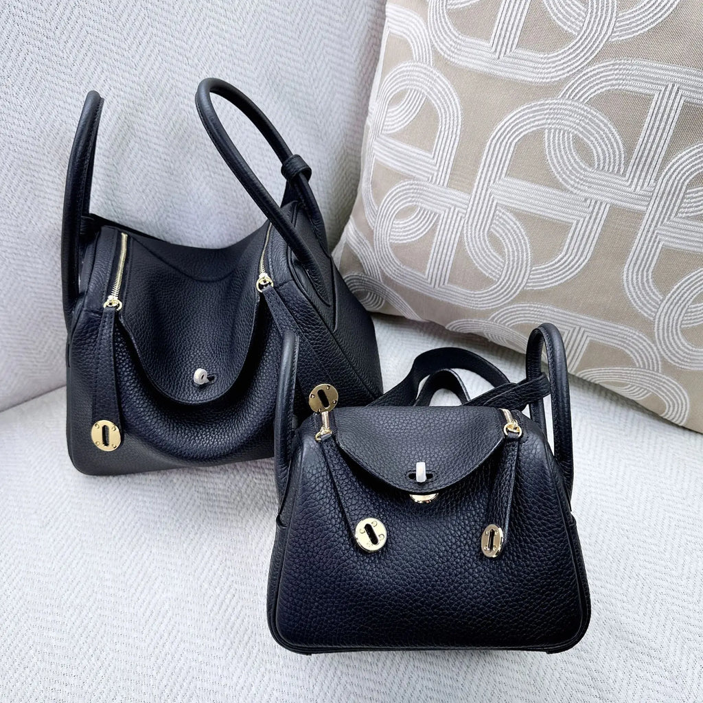 Genuine Leather Lindy Bag For Women TOGO Top Layer Cowhide Handbag Luxury Shoulder Tote Bag Commute