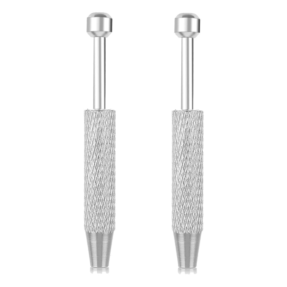 2Pcs 4 Claw Up Tool Holder Ball Bead Clamp Body Piercings Forceps Grasping Tweezers Catchers Pliers Jewelry Piers Pick-up Tools