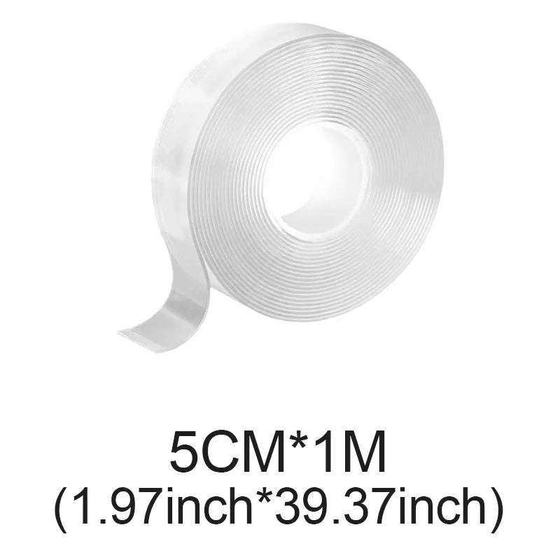 Adhesives Sealers Tape Super Strong Double-Sided Tape Reusable Traceless Waterproof , Adhesive Nano Sticker,Sink Tap Gel Sticker