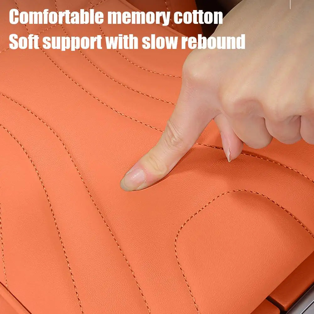 NEW Car Armrest Box Booster Pad Universal for Most Cars, Memory Foam Car Arm Rest Padded Cover with Pocket Car Interior