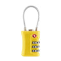 TSA Approved 3 Digit Travel Combination Lock, Changeable Password Zinc Alloy Luggage Suitcase Security Padlock