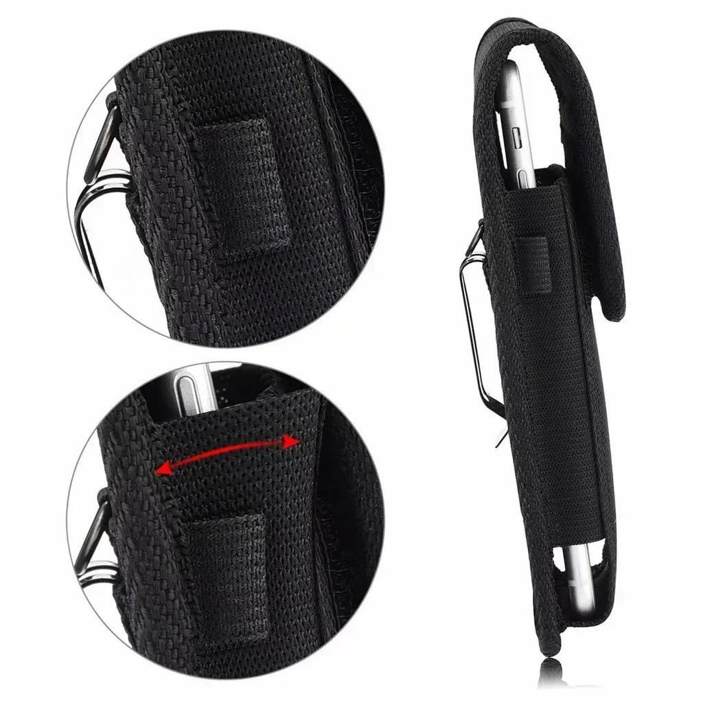 1Pc Tactical Nylon Phone Holster Waist Pack With Buckle Portable Card Wallet Outdoor Sports Tool Carry Pouch