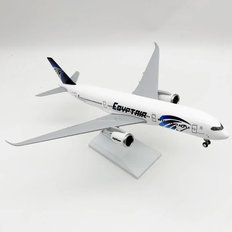 Scale Aircraft 1:250 30CM A350 Model Aircraft Egypt Air 350 Airlines Plane Models Diecast Collectible Miniatures Airplanes Toys