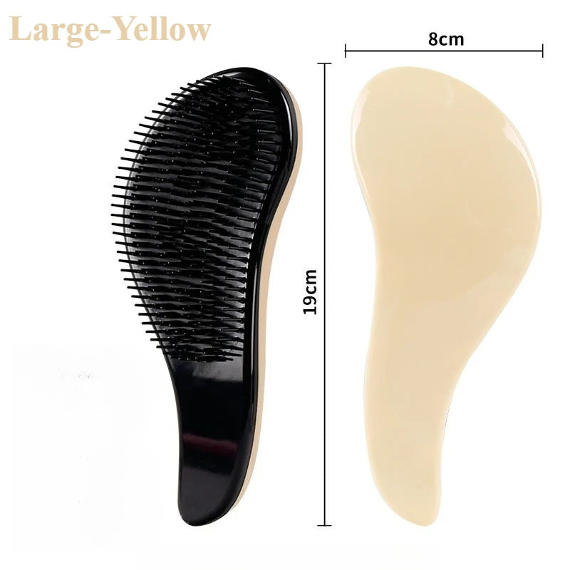 Magic Hairbrush Anti-Tangling Curly Hair Comb Scalp Massage Anti-static Grooming Smooth Soft Brush Wig Salon Hair Styling Tools
