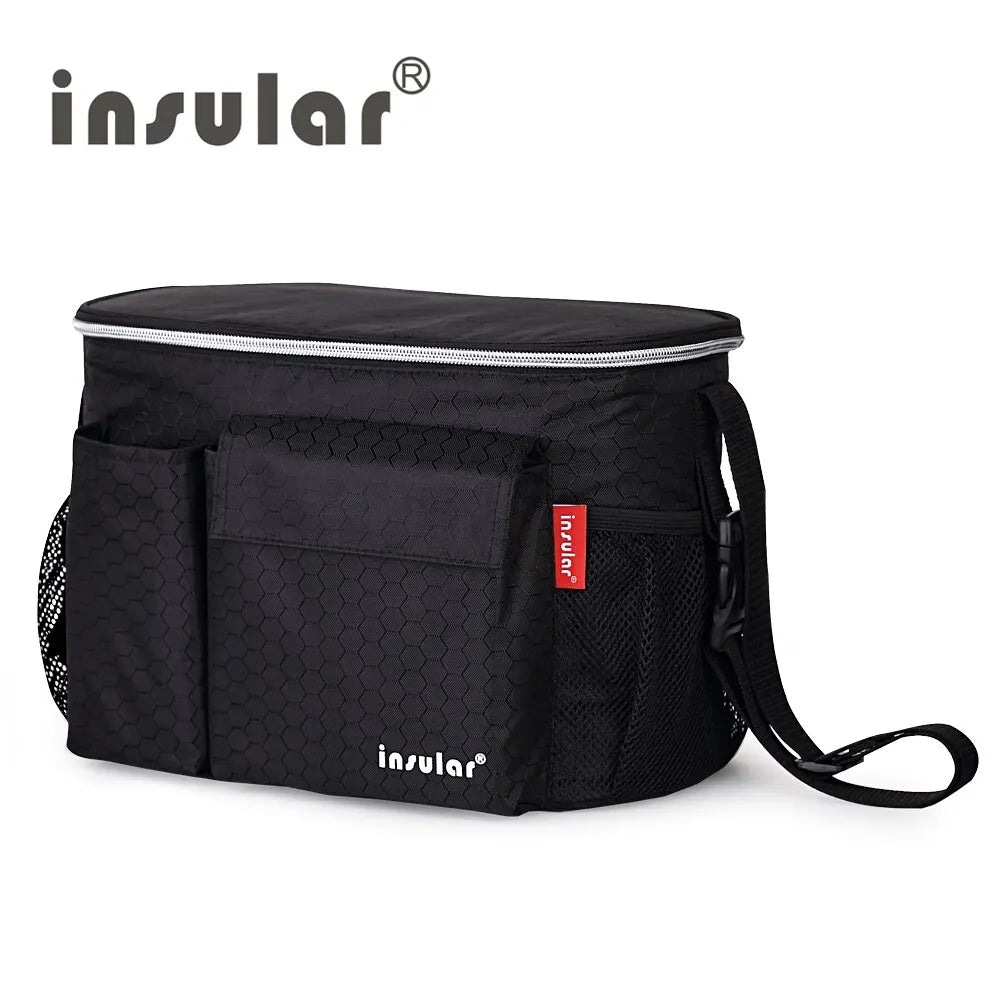 Fashion Cart Hanging Stroller Bag Thermal Insulation Mommy Bags Baby Diaper Bags Waterproof Changing Bag