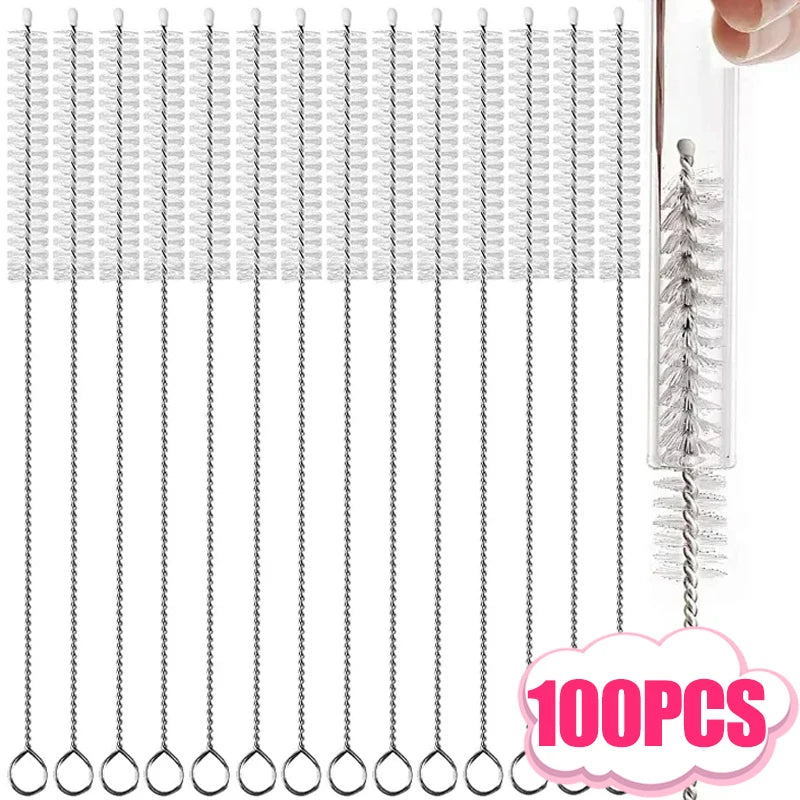 Cleaning Brush Set Test Tube Bottle Baby Straw Washing Cleaner Bristle Kit Household Cleaning Brush Tools Accessories Wholesale