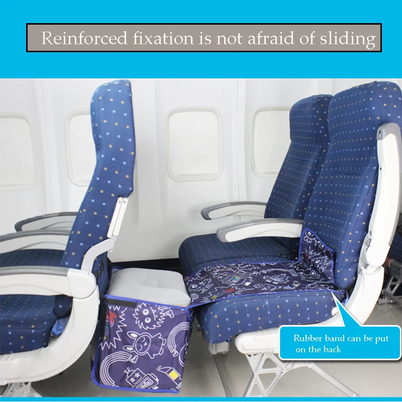 Travel Sleeping Bed For Baby Kids Adult Fabric Pat And Three Inflatable Pillow Combination High Speed Air Plane Bus All Can Use