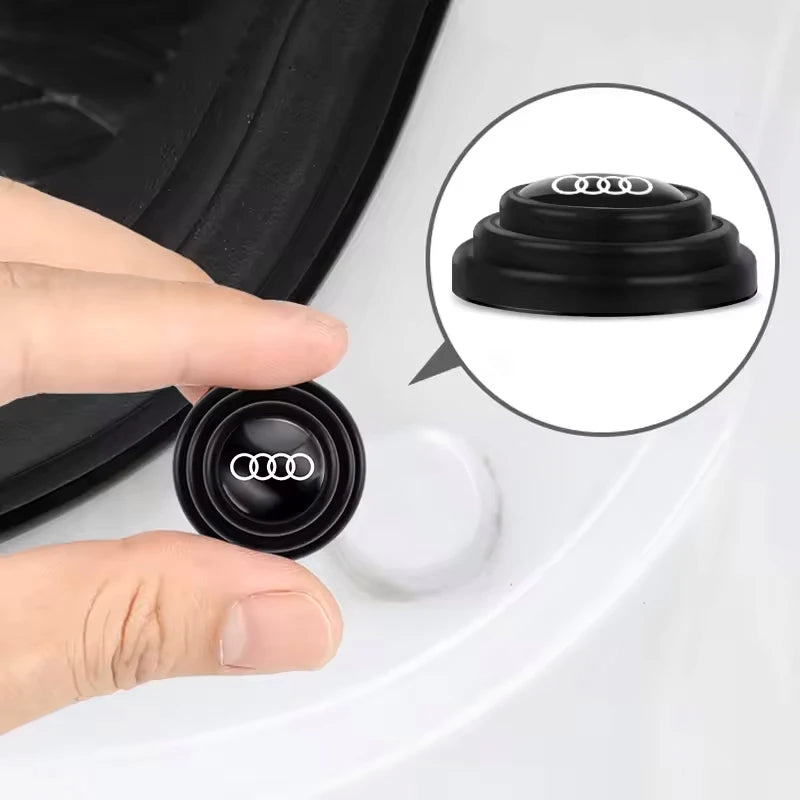 For Audi Sline A4 A3 A6 TT S4 S5 S6 A1 A2 A5 A7 A8 Q1 Q2 Q3 Q4 Q5 Q Car Stickers Car door Soundproof Patch Shock Absorber Gasket