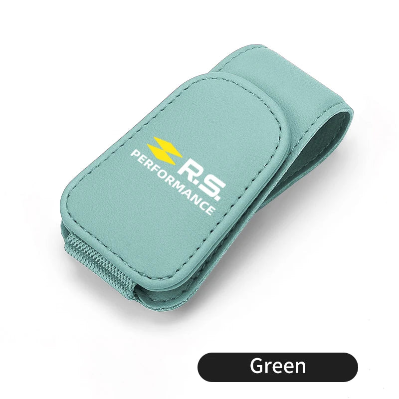 Magnetic Car Glasses Holder Sunshade Platep Card Ticket Clip For Renault Arkana Captur Twingo Talisman RS Line Logan Duster