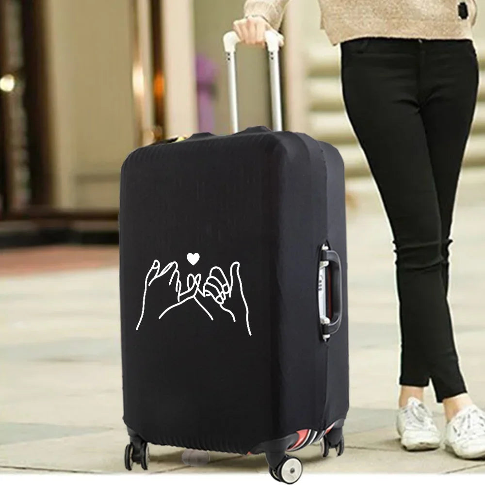 Fashion Travel Essentials Suitcase Cover Funny Print for 18-32 Inch Traveling Accessories Bag Trolley Luggage Protective Case