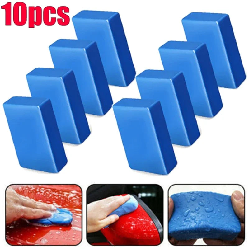 1-10Pcs Car Cleaning Clay Bar Washing Mud Car Detailing Waxing Polish Treatment Fine Grade Auto Detailing Cleaner Tool