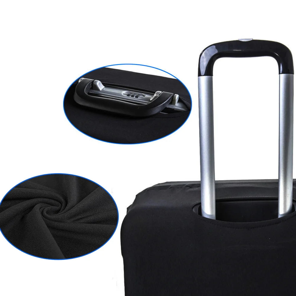 Luggage Cover Stretch Fabric Suitcase Protector Baggage Dust Cover Suitable 18-32 Inch SuitcaseTravel Organizer letter Series