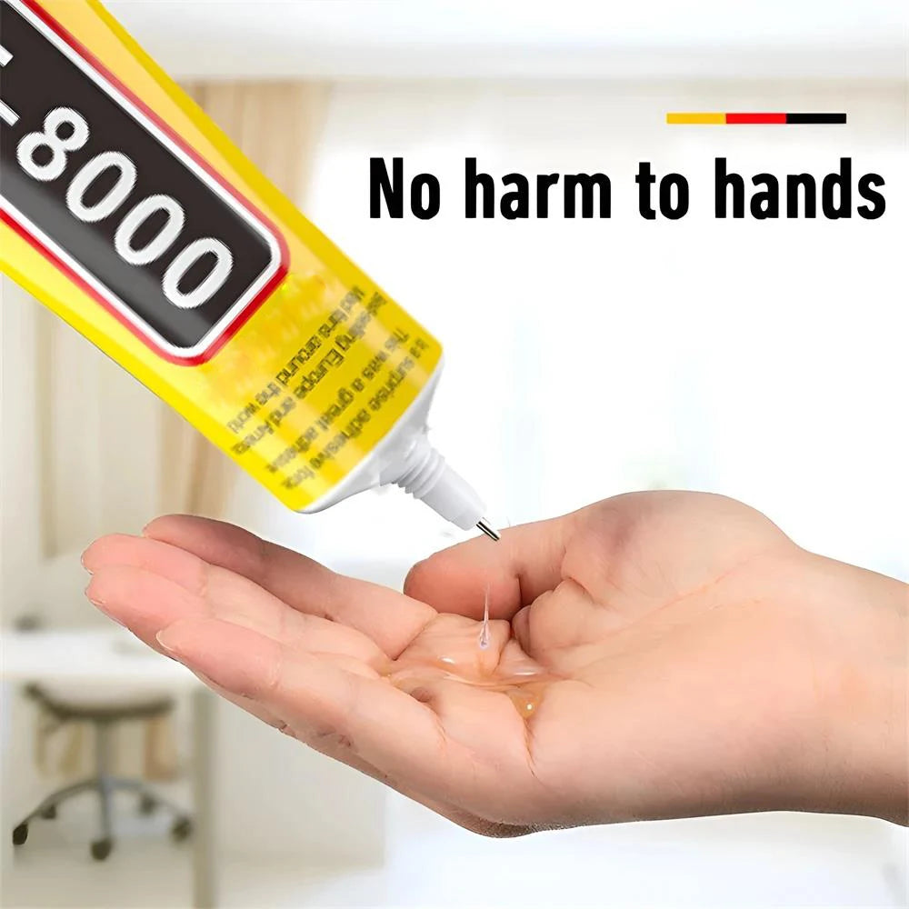 E8000 Multi-Purpose Liquid Glue Super Strong Adhesive for Jewelry Crafts Rhinestones DIY Phone Screen Glass Nail PLR 15/50/110ml